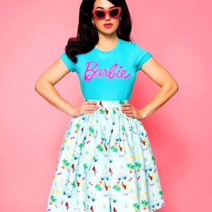 NWOT Unique Vintage "Barbie" Skirt